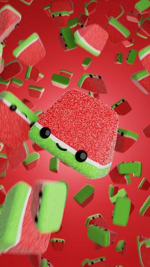 MINI WATERMELON CANDY
