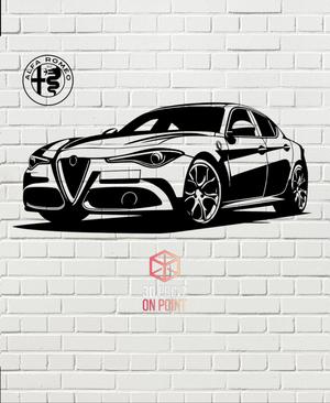 ALFA ROMEO GIULA - 2D WALL ART