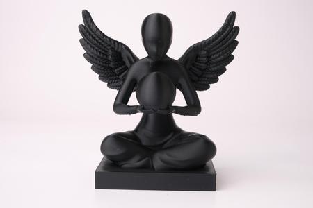  Guardian Angel Sculpture – Modern Spiritual Art - Desk Decor
