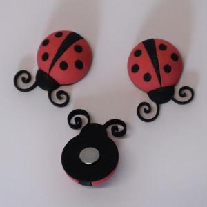 Cute ladybug magnet (multicolor)