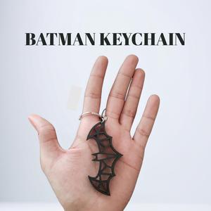 Batman Wireframe Keychain – 3D Printable Stylish Batman Design for Fans and Collectors