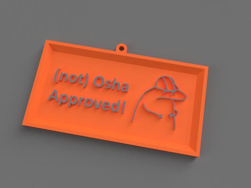 Osha (not)approved sign