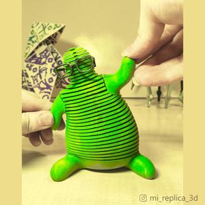 Flubber Spring & Flexi - Print-in-Place Articulated Toy