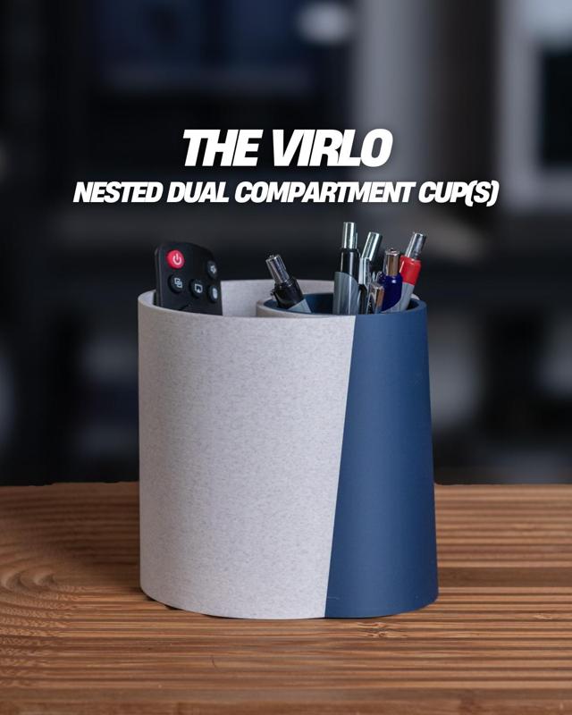 The Virlo – Nested Dual Compartment Organizer Cups