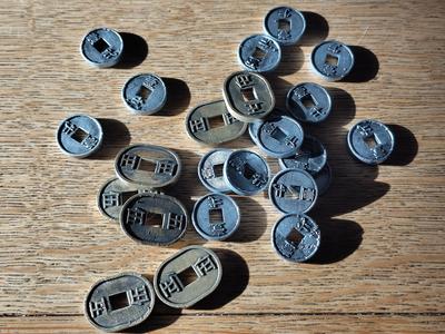 Coins and Daimyo Seals for The White Castle