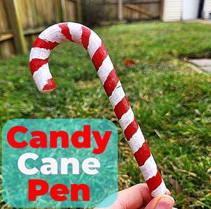 Candy Cane Pen