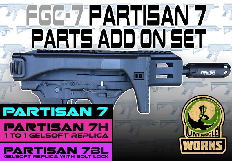 partisan-7 BL, H, SF, parts add on set