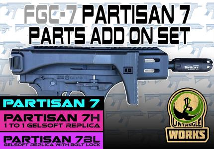 partisan-7 BL, H, SF, parts add on set