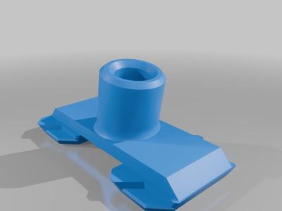 Packout flag pole mount
