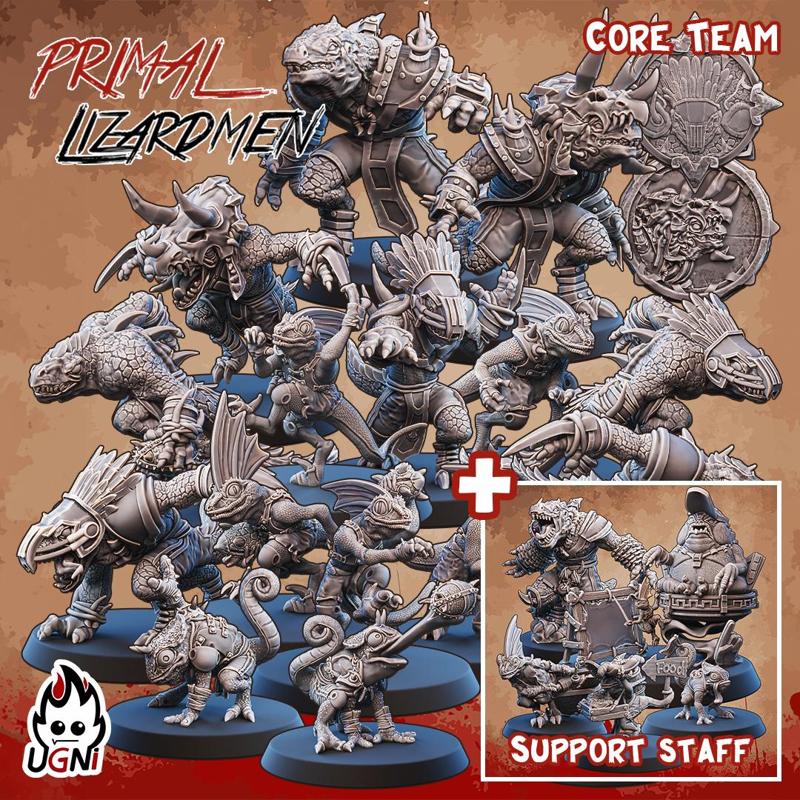 Primal Lizardmen - UGNI - Fantasy Football - Expanded