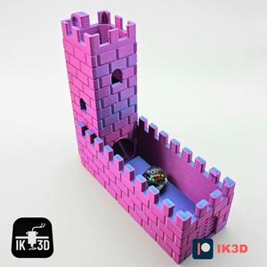 Foldable Watchtower Dice Tower / Print In Place / No Supports