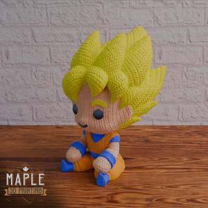 Knit Super Sayain Goku - Dragon Ball
