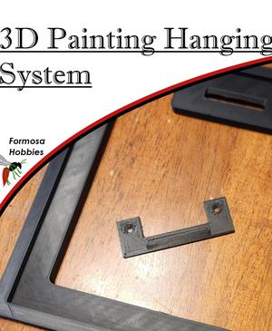 3D Painting Frame and Hanger System