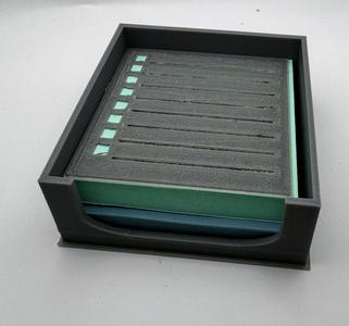 To Do List Holder with Box and Stencil (3x3" notes)