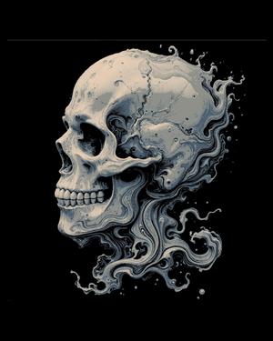 The fluidity of life - Art depicting the core in change - Hueforge art