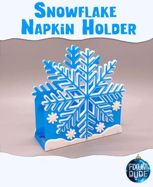 Snap Together Snowflake Napkin Holder