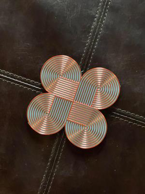 Concentric Circles 3 Retro Coaster