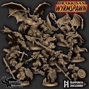 Drakkisan Wyrmspawn Character Pack