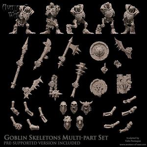 Goblin Skeletons multipart set
