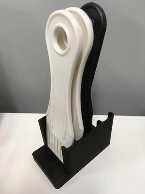 Spatula Rack with Drip Tray for Resin Printers