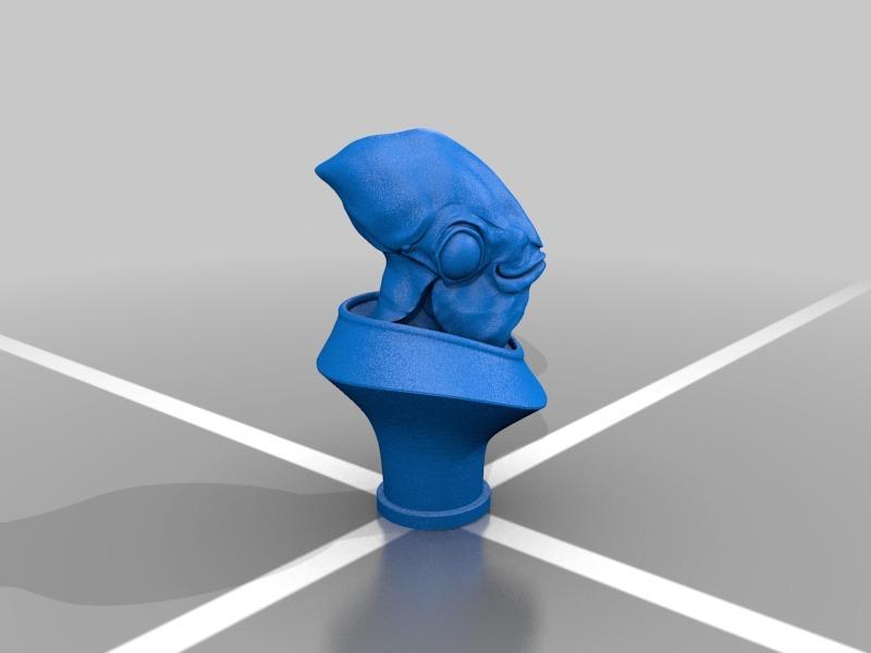Admiral Ackbar bust 