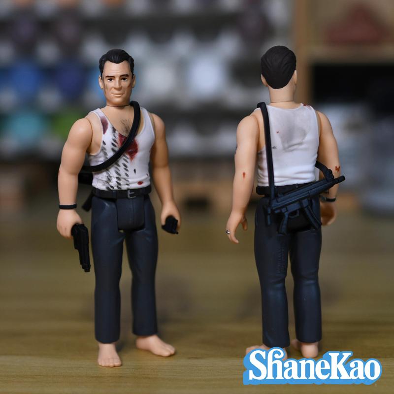DIE HARD- JOHN MCCLANE RETRO STYLE ACTION FIGURE KENNER REACTION 3.75