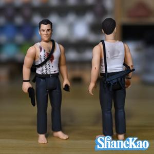 DIE HARD- JOHN MCCLANE RETRO STYLE ACTION FIGURE KENNER REACTION 3.75