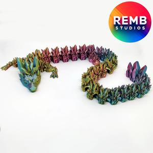  Articulated Crystal Dragon | Flexi Crystal Dragon