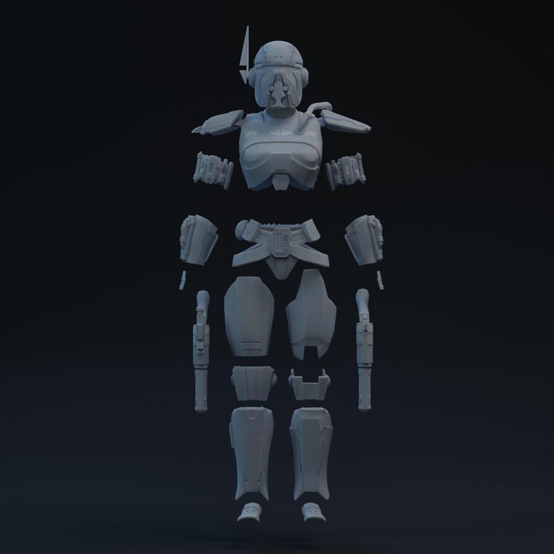 SWTOR Shae Vizla One-Twelfth Scale Kit
