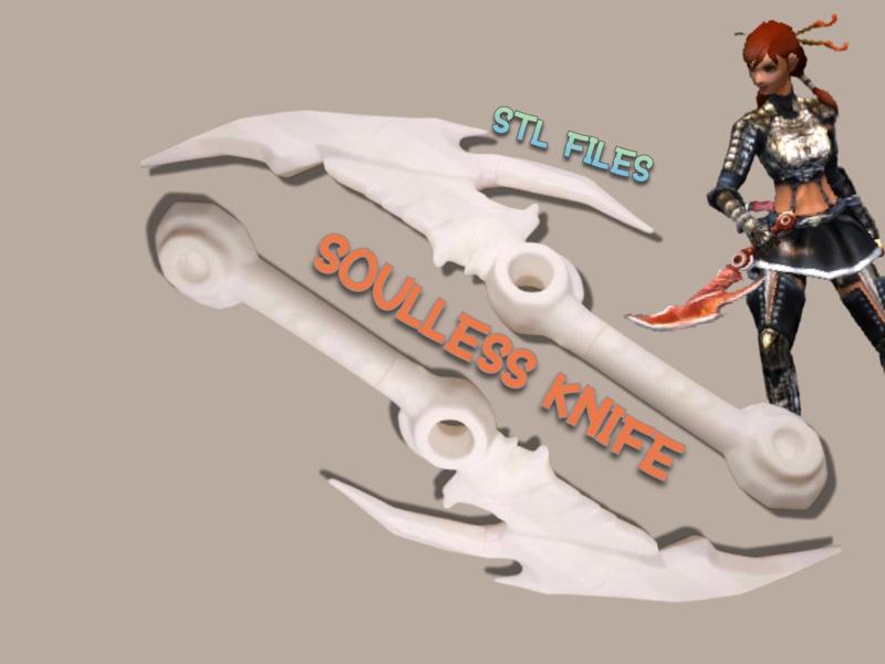 STL FILES | Metin2 Soulless Knife - weapon for cosplay / prop weapon - ninja dagger metin2