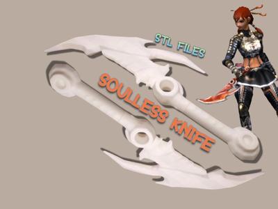 STL FILES | Metin2 Soulless Knife - weapon for cosplay / prop weapon - ninja dagger metin2