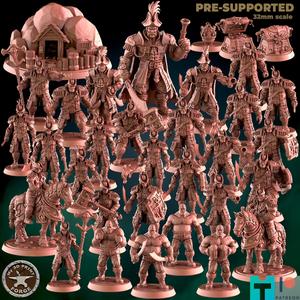 Kul Tirans BUNDLE (24 Unique Pre-supported STLs)