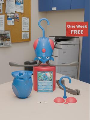 Tentacool Hanger Pokemon