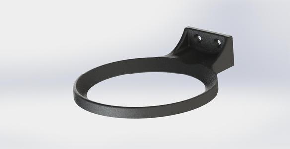 Wall mount for football ball