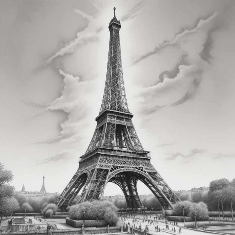 Hueforge Eifeltower Wallart