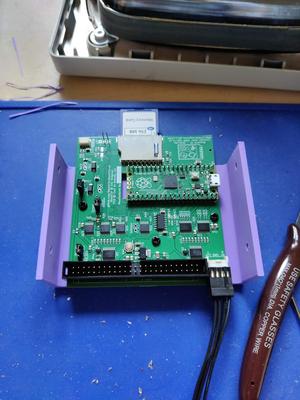 Bluescsi v2 holder macintosh SE