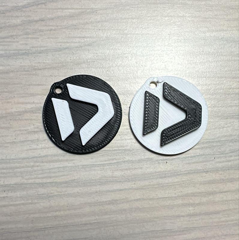 Duotone Keychain