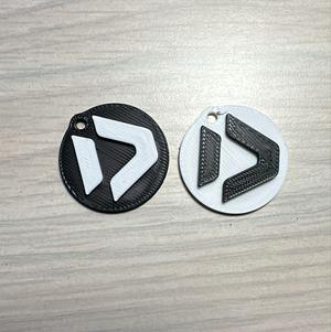 Duotone Keychain