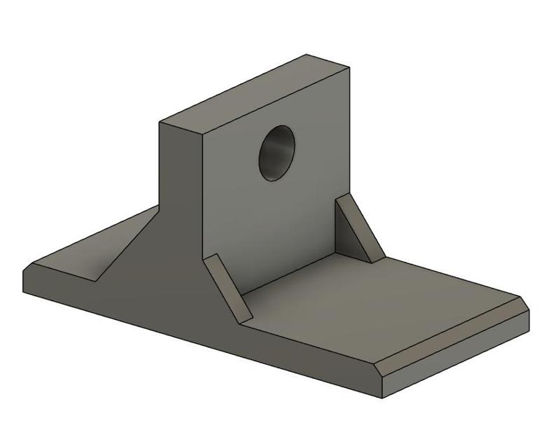 KLR650 Gen 1 Radiator Shroud Clip - UPPER