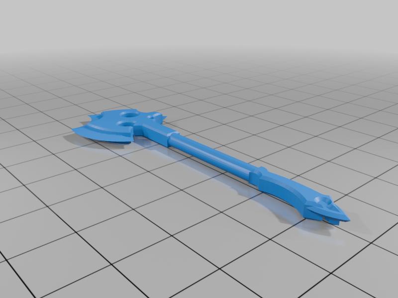 Glass Battle Axes