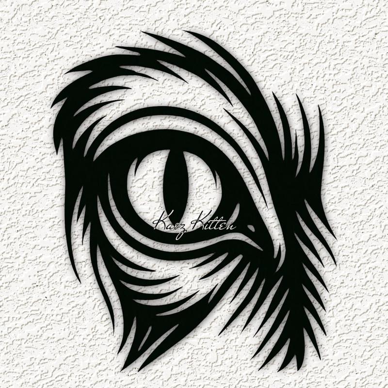 ostrich bird eye wall art home decor
