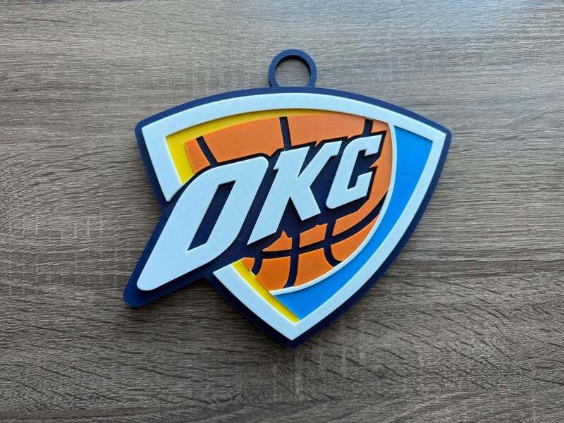 Oklahoma City Thunder Oversized Necklace, Pendant