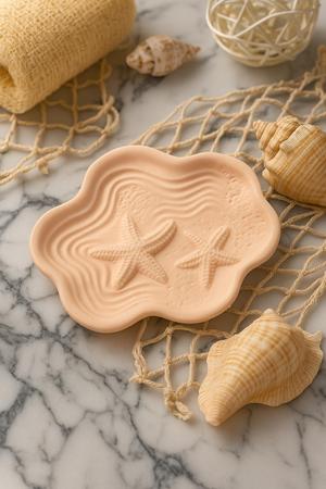 Starfish Beach Tray – Minimalist Ocean-Inspired Decor