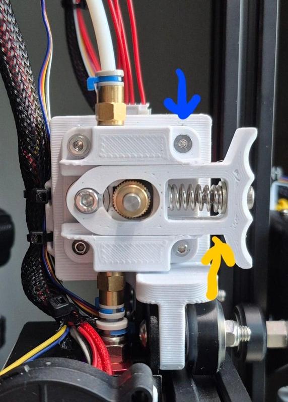 More Efficient Extruder - Ender 3 and Others + reverse bowden tube