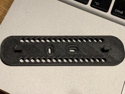 mikroTik hEX PoE wall holder