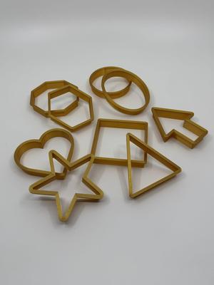 Playdough Cutters - Basic Shapes