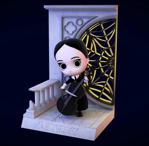 Wednesday Addams diorama