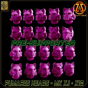 PURMARIS - CAT - HEADS / HELMETS + Halo Kitty