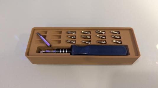 Generic Screw Driver and Bits - Gridfinity 3x1-4u