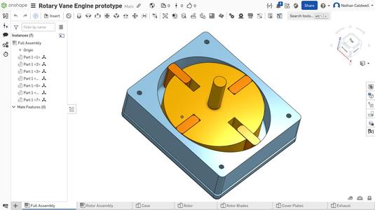 Rotary Vane Engine(Prototype)